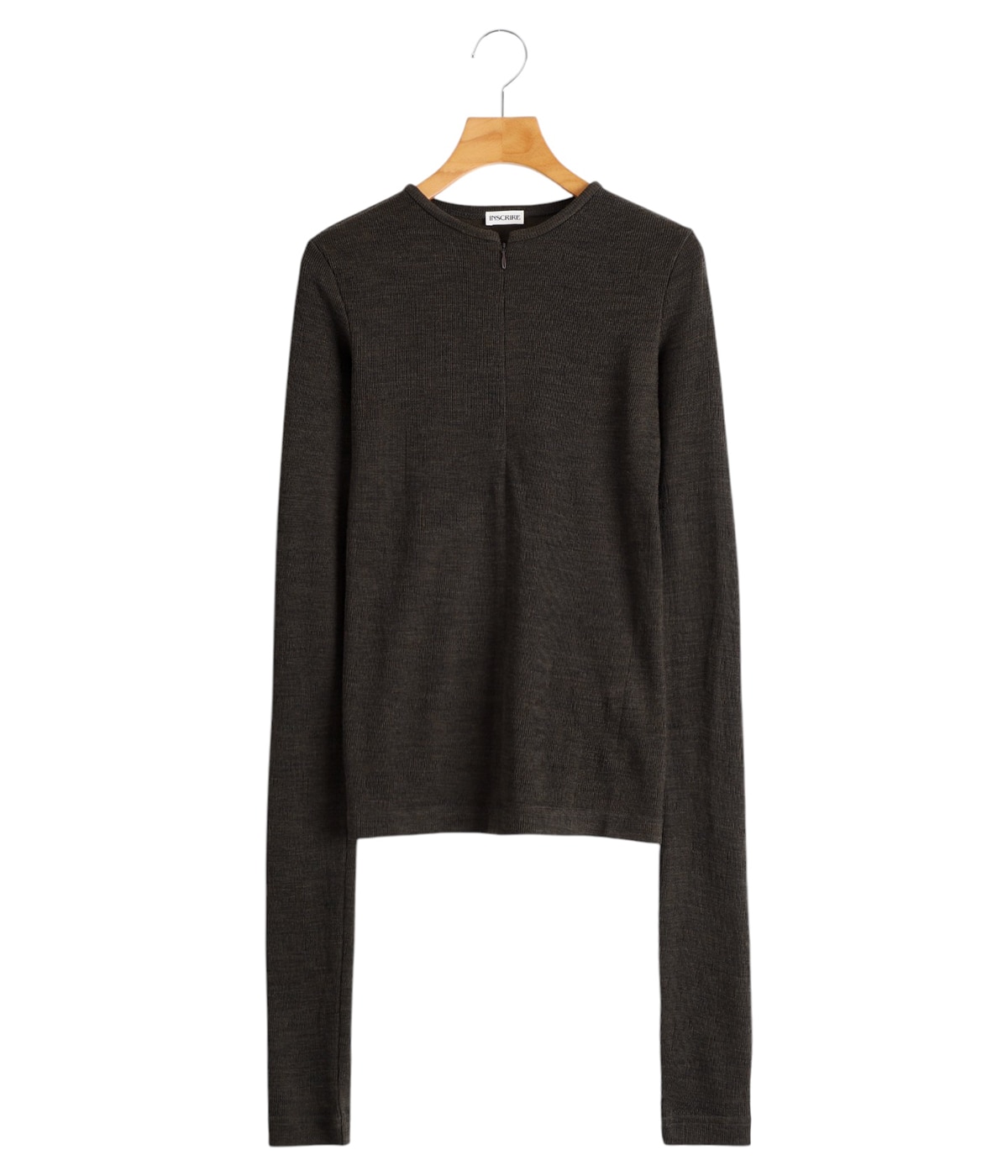 【予約】【レディース】Plating Rib Zip Up Tee