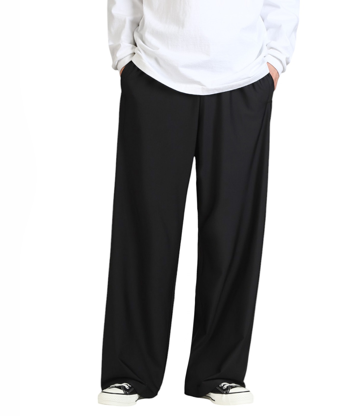INSCRIRE(アンスクリア) 裾ジップトラックパンツ INSCRIRE / アンスクリア】 TRACK PANTS - BLUE / PARK ONLINE STORE