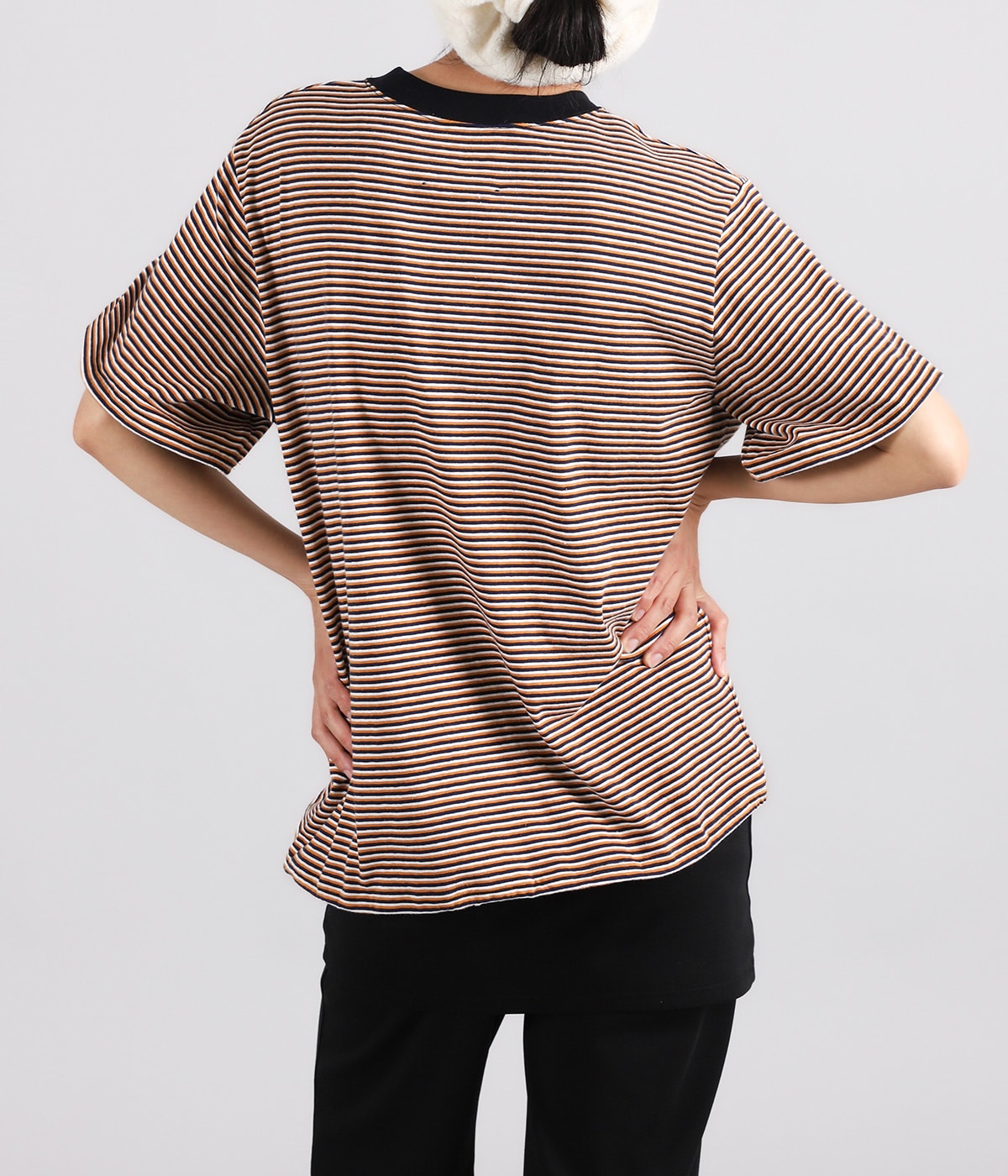 レディース】Multi Border Wire Tee | INSCRIRE(アンスクリア