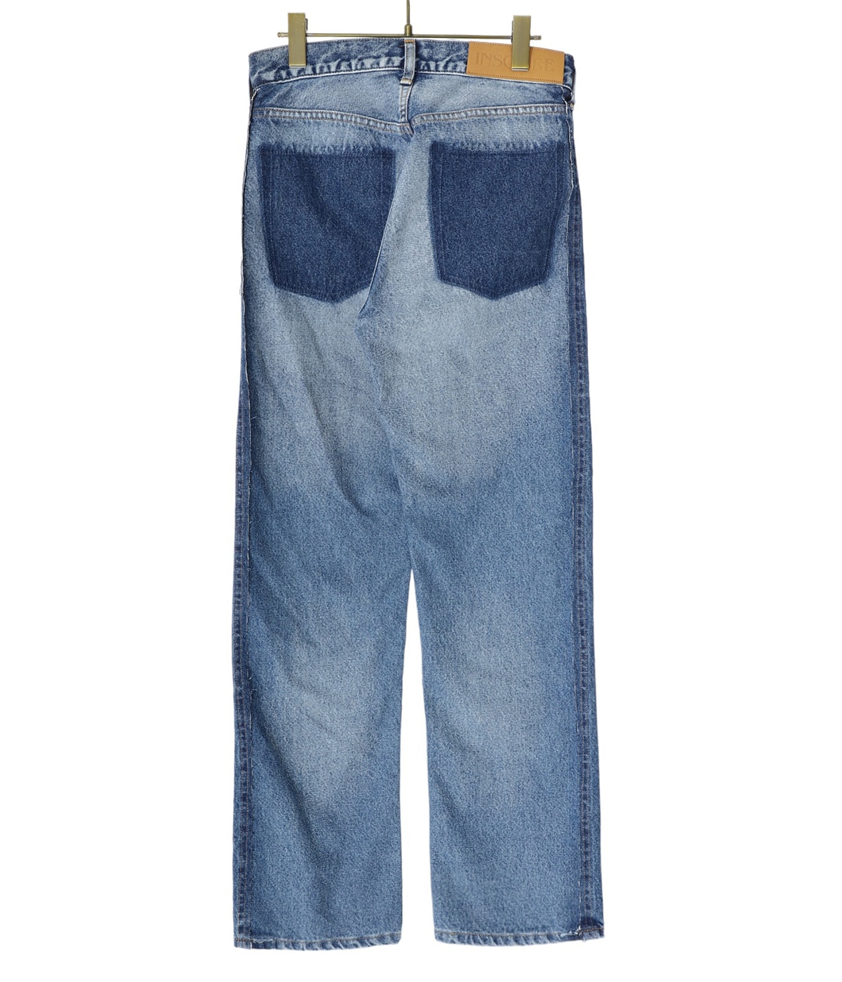 パンツ INSCRIRE Straight Patch Difference Denim Straight Patch Different Denim – INSCRIRE