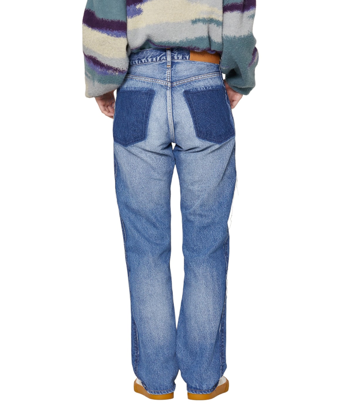 新品　アンスクリア　 ストレートパッチ　ディファレント　デニム　28 Straight Patch Different Denim – INSCRIRE