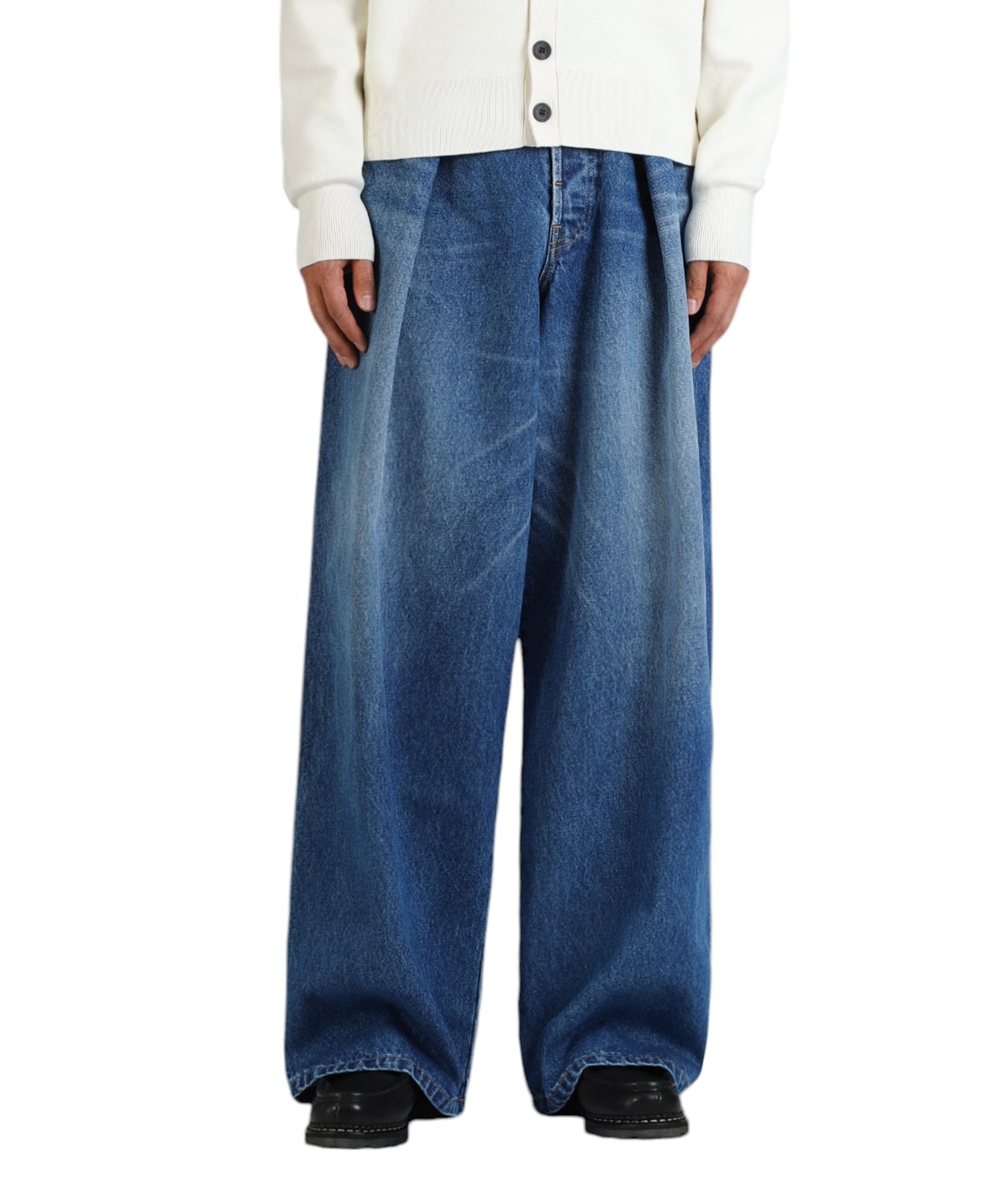 Denim Tuck Wide Pants | INSCRIRE(アンスクリア) / パンツ