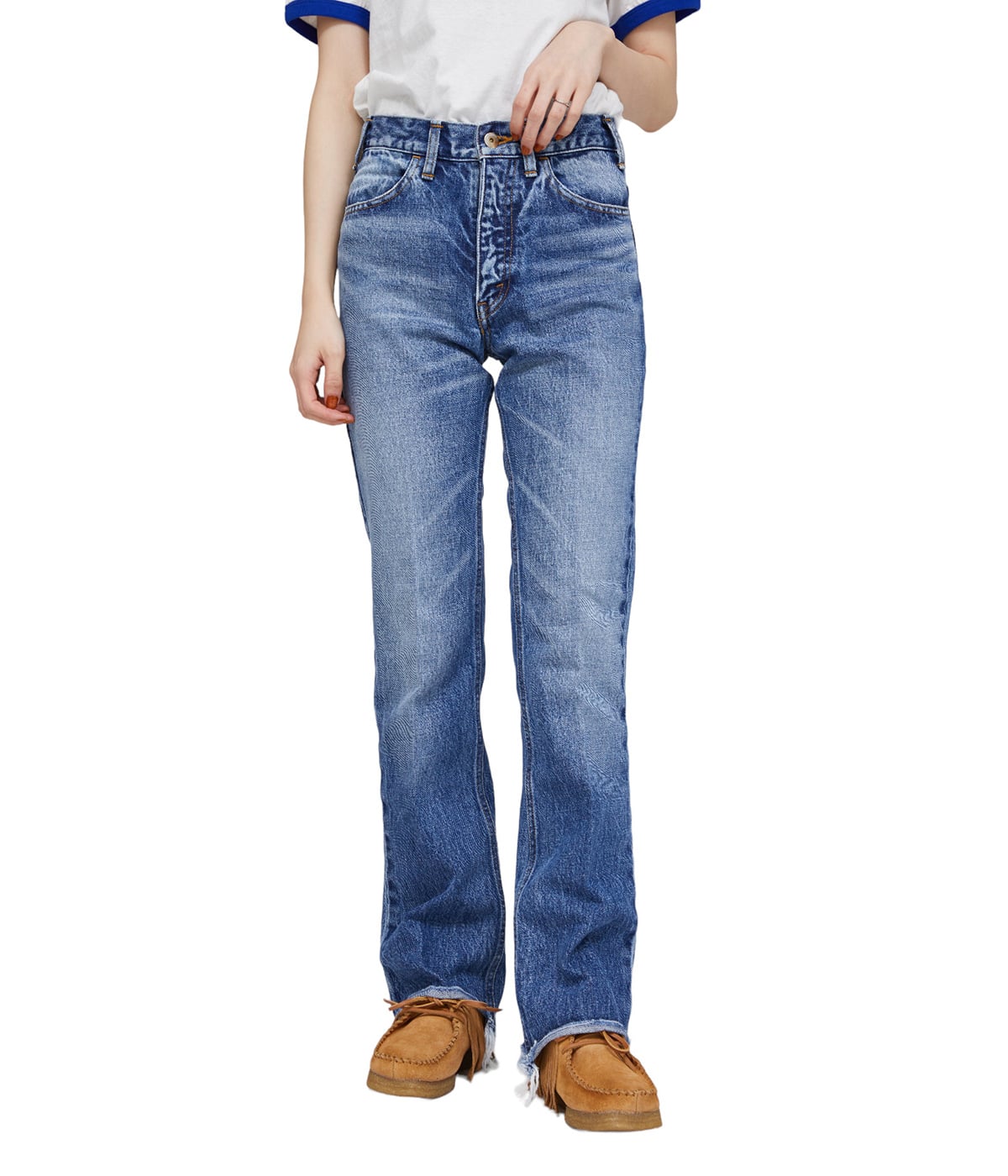 INSCRIRE アンスクリア 002 フレアデニムパンツ レディース】002 Flare Denim | INSCRIRE(アンスクリア