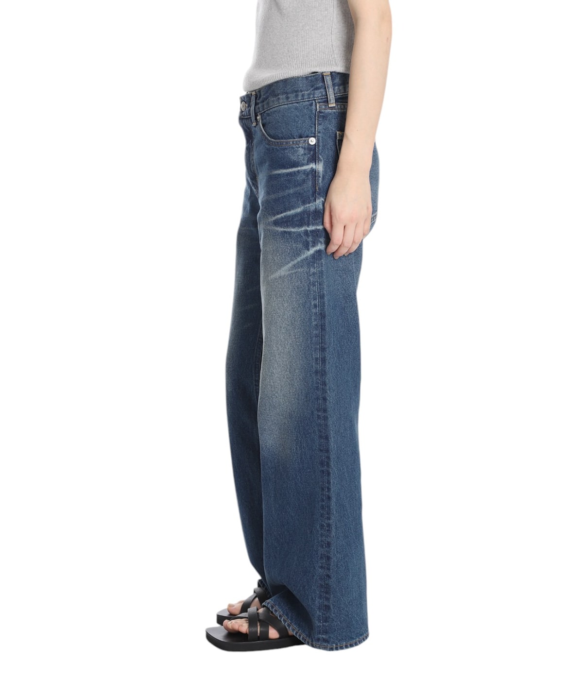 新アンスクリアINSCRIREデニムコンビパンツHybridDenimPants INSCRIRE Hybrid Denim Pants | UNKER