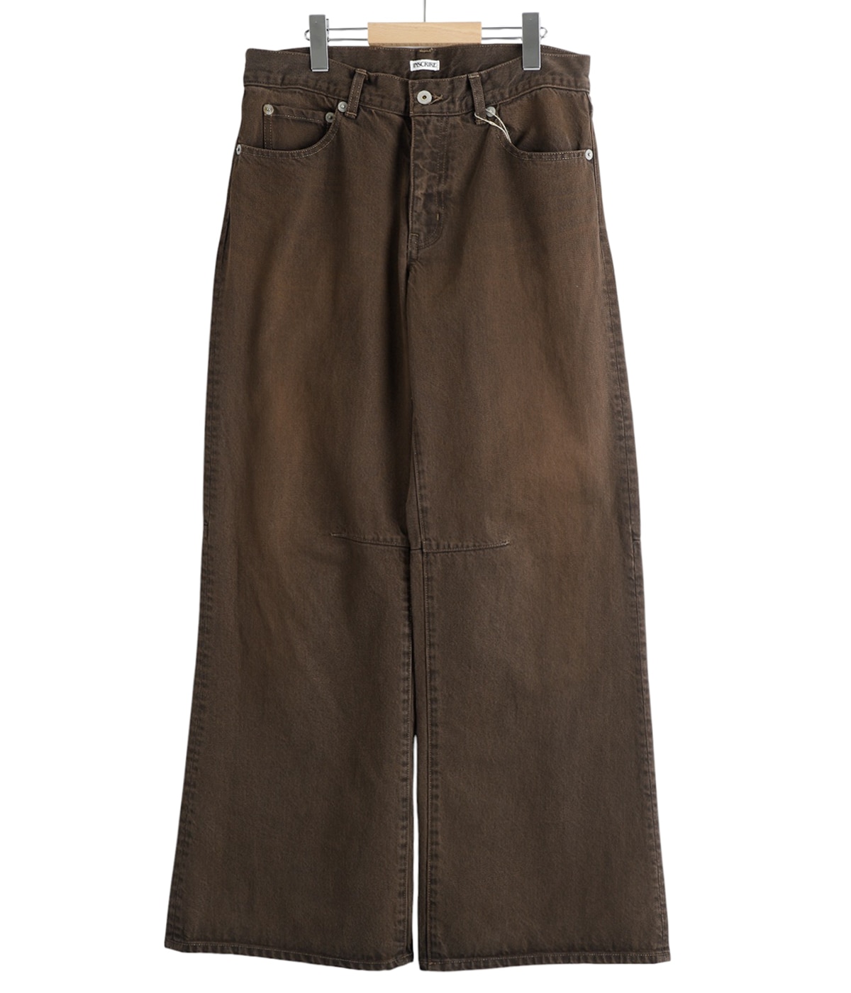 INSCRIRE Straight Patch Corduroy アンスクリア Loose Flare