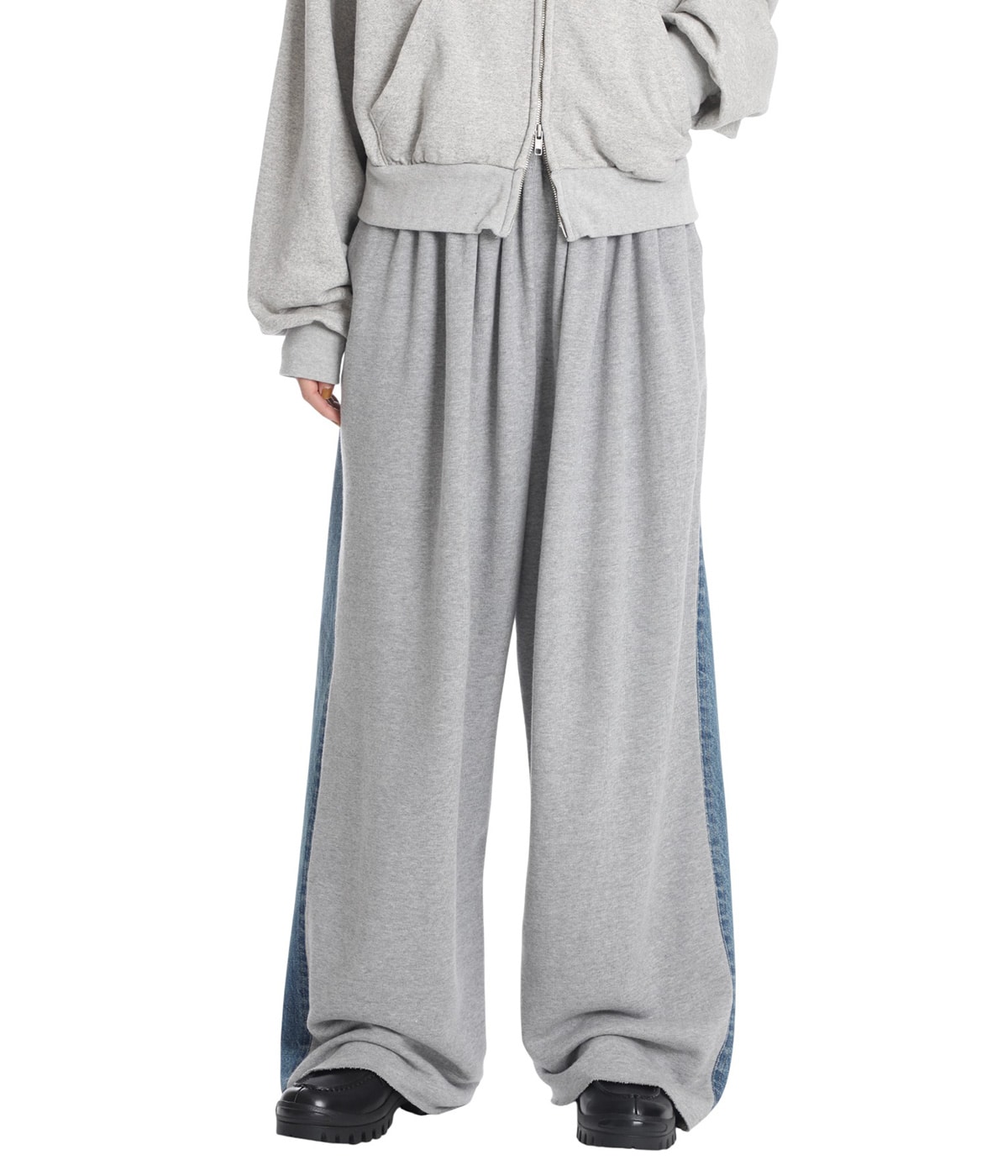 Hybride Sweat Denim Pants | INSCRIRE(アンスクリア) / パンツ デニム