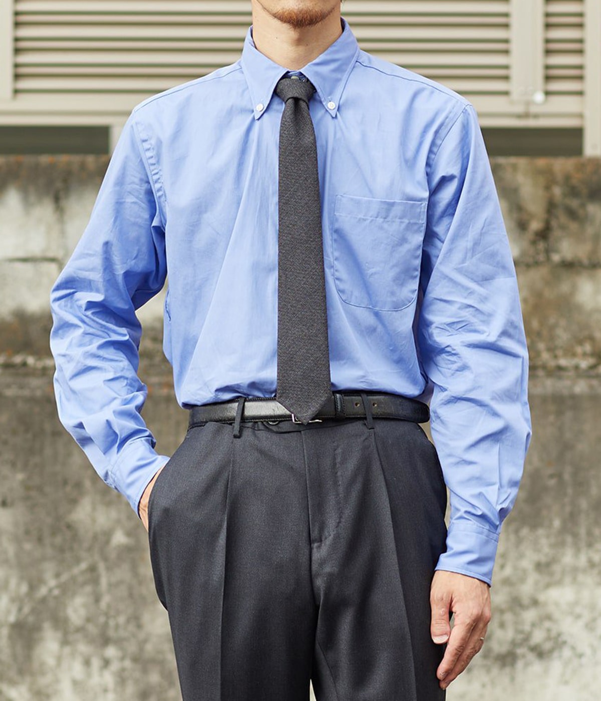定価29,700円 INDIVIDUALIZED SHIRTS シャツ INDIVIDUALIZED SHIRTS『GREAT AMERICAN OXFORD CAMP COLLAR S/S