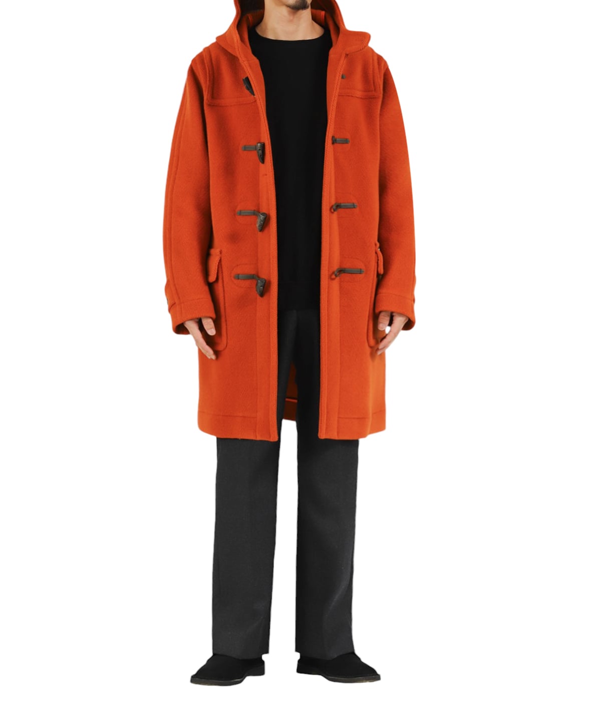 INVERTERE 赤 ダッフルコート INVERTERE ダッフルコート コート INVERTERE(インバーティア