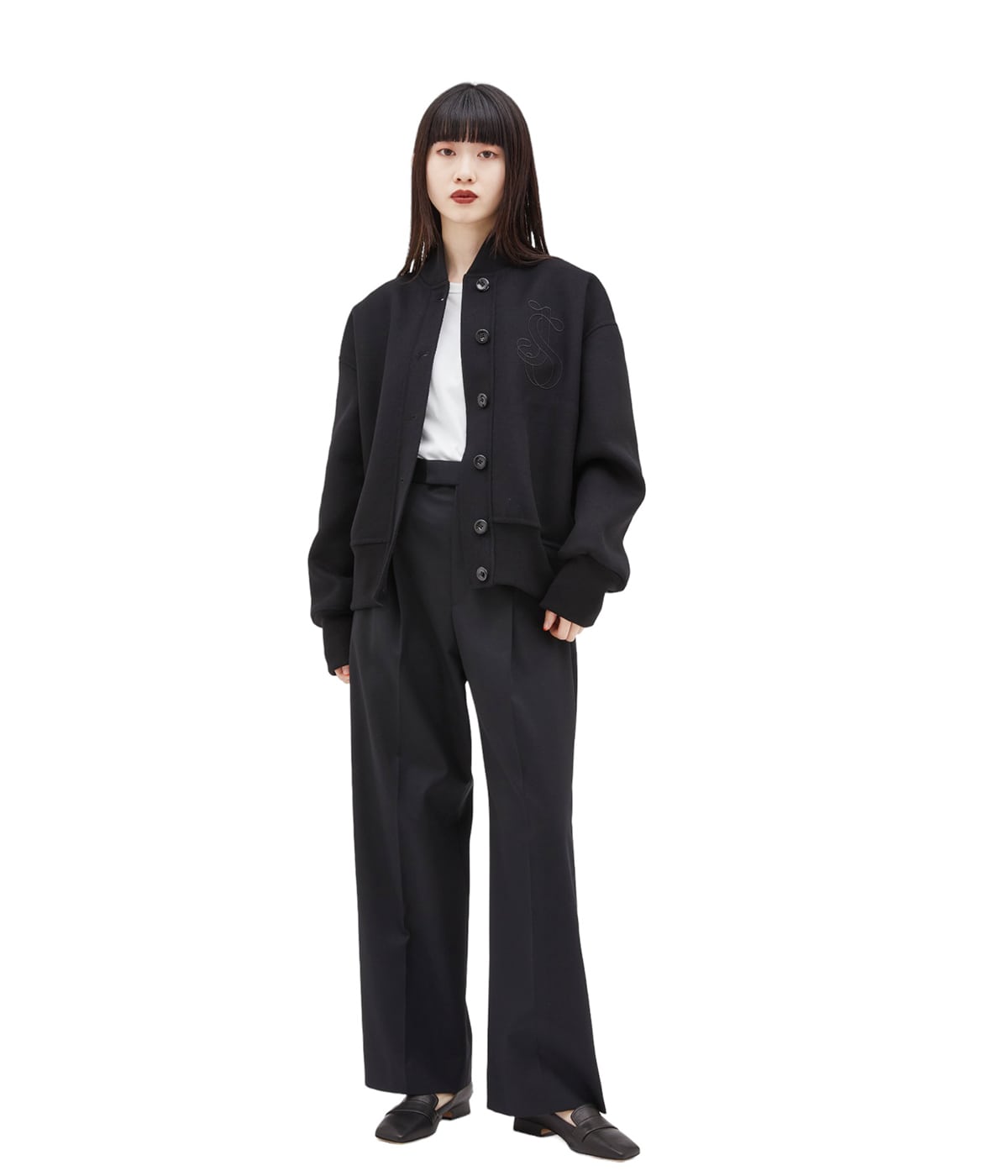 レディース】BLOUSON 01 DB EMB | JIL SANDER(ジルサンダー