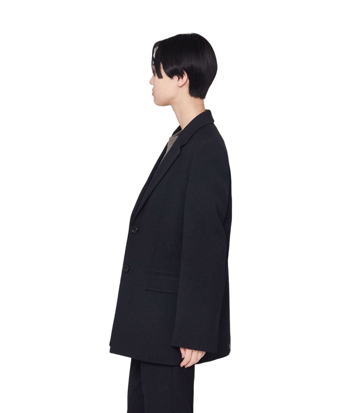 ✨美品✨JIL SANDER NAVY ウール混　2ボタンジャケット　レディース 三越伊勢丹 | JIL SANDER/ジル サンダー_Women通販 | ジャケット