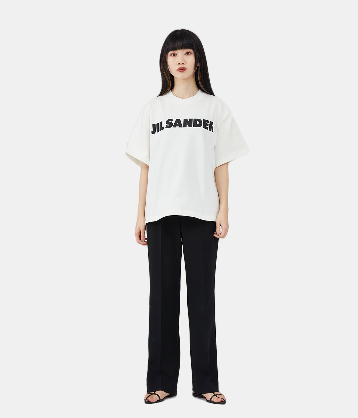 【新品】JIL SANDER 半袖　パックT 白 M レディース　1枚のみ JIL SANDER - 【新品】Jil Sander+ ジルサンダー+ 半袖 ホワイト