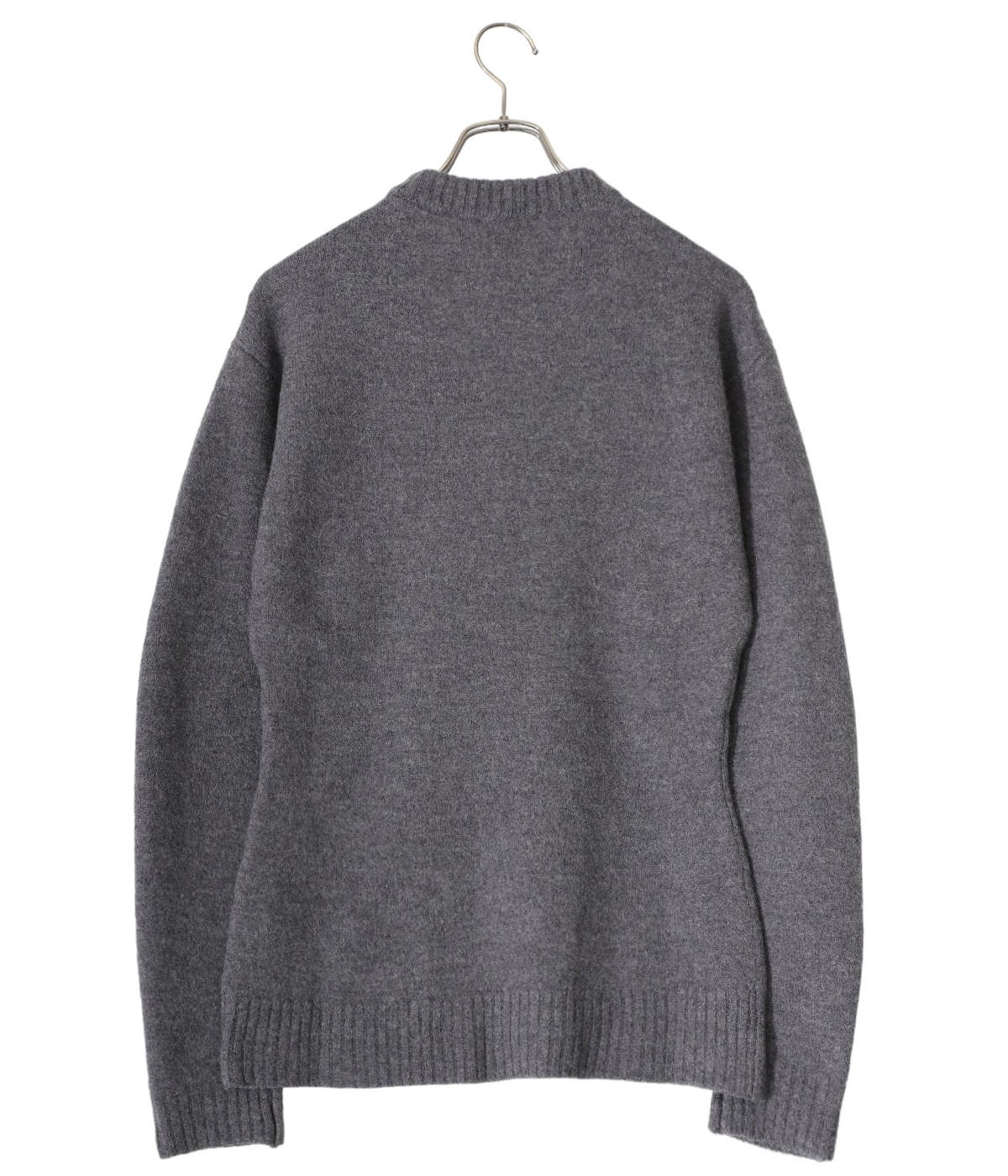 98ss 本人期 JIL SANDER ダークグレー Vネックニット 短丈 レディース】LS CROP VNECK | JIL SANDER(ジルサンダー