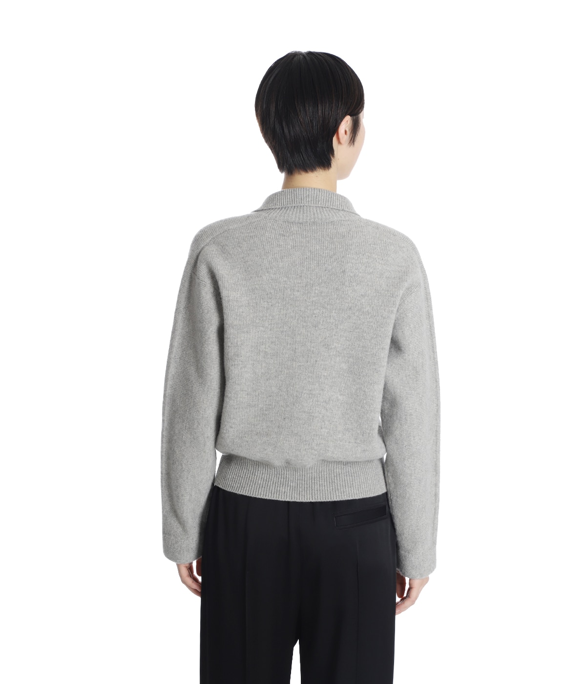 レディース】ZIP UP LS CARDIGAN W/ PADDED DETAILS | JIL