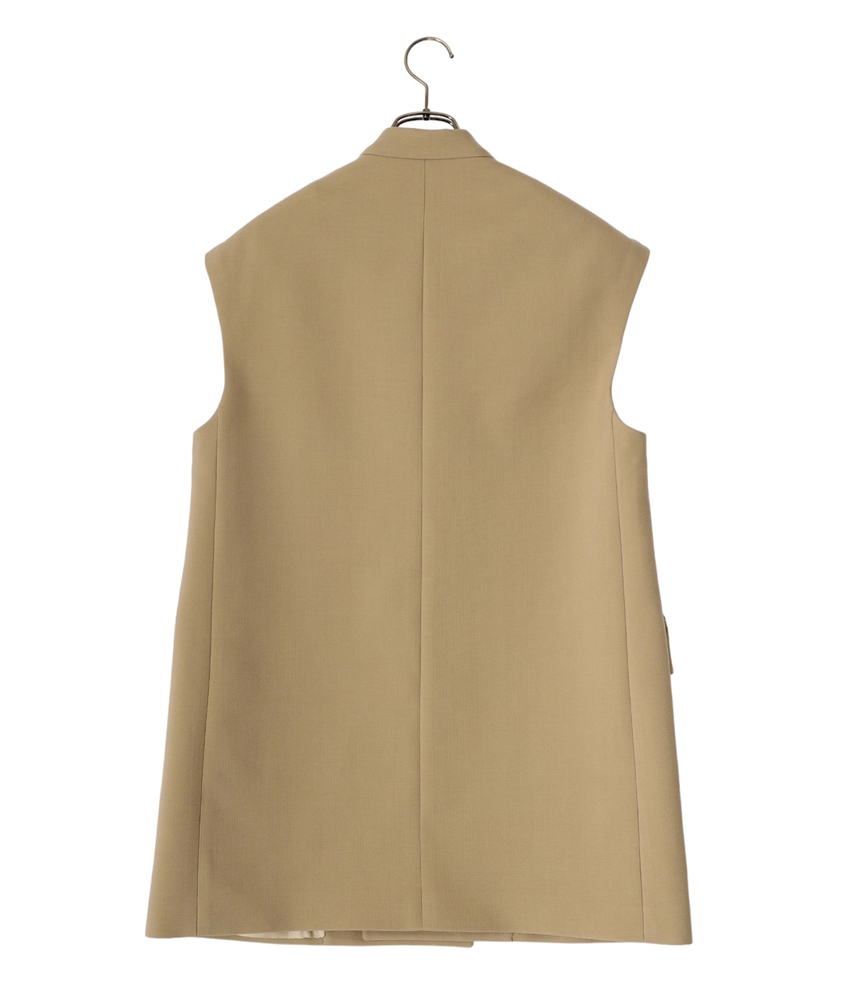 なお様キャメルゴールド綿ローンジップべスト レディース】JACKET 44 TM | JIL SANDER(ジルサンダー