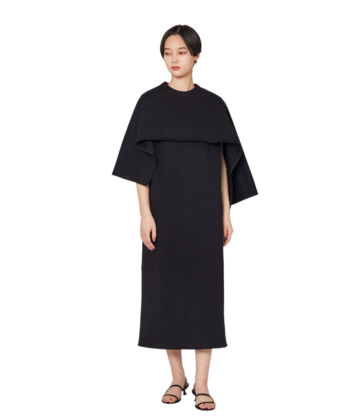 JIL SANDERワンピース レディース】DRESS W/CAPE | JIL SANDER(ジルサンダー
