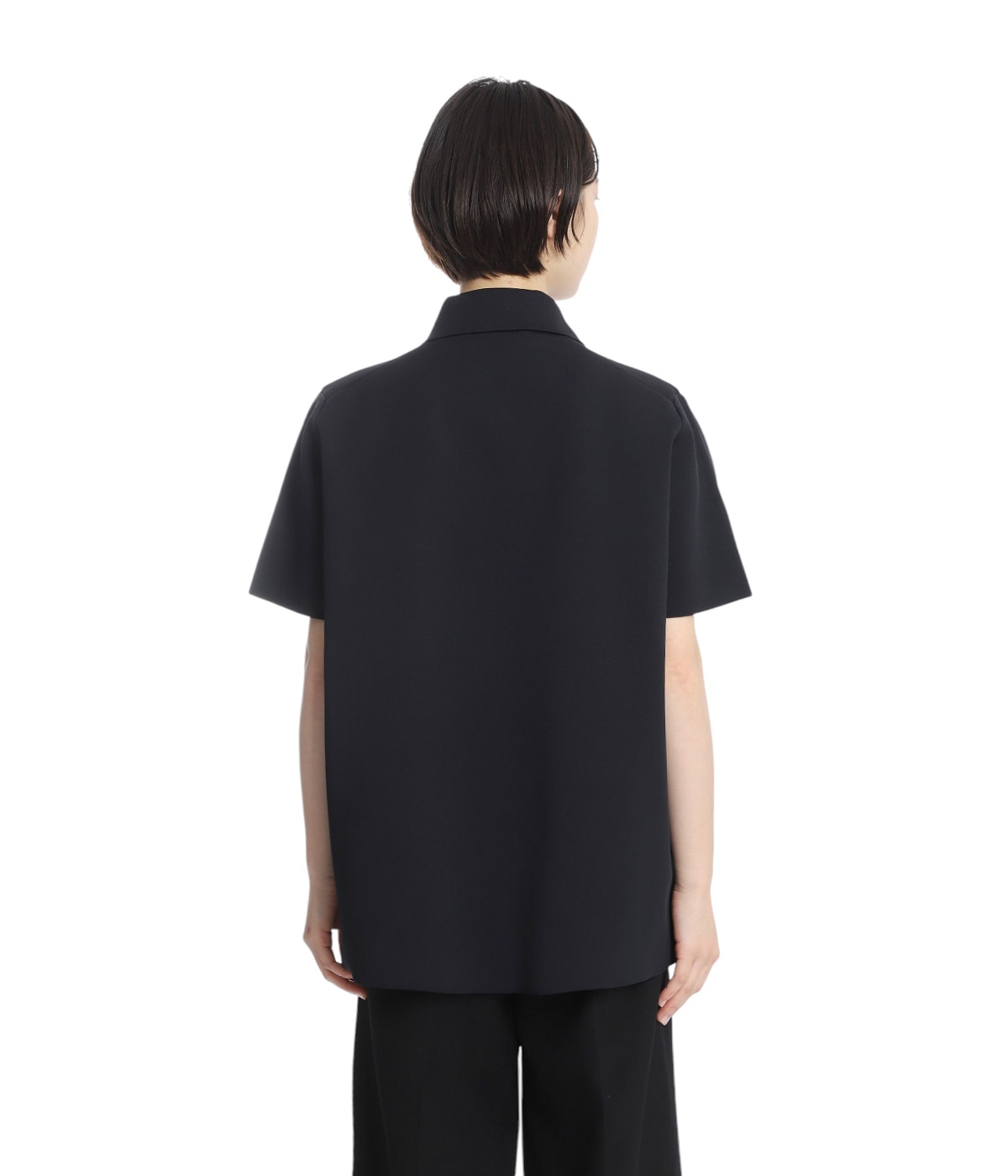 関税送料込★Jil Sander サテントリムジャージーポロシャツ JIL SANDER ジャージー ポロシャツ サテントリム | NET-A-PORTER
