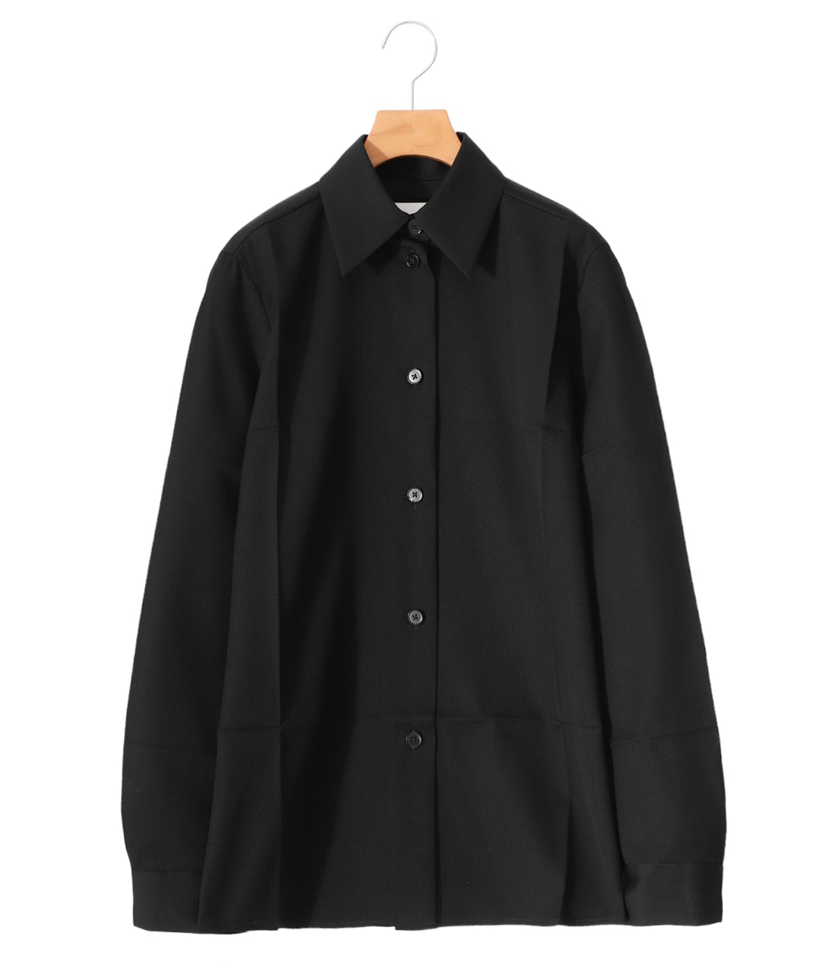 直営店☆JIL SANDER☆ バックロゴ プリント 無地 長袖 シャツ 直営店☆JIL SANDER☆ 無地 バックロゴプリント 長袖 シャツ