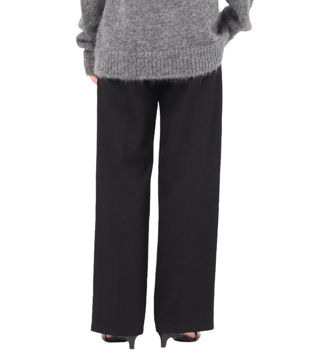 値下げ　JIL SANDER ジルサンダー　パンツ　2022AW JIL SANDER ジルサンダー ジップウールパンツ ブラック (Jil
