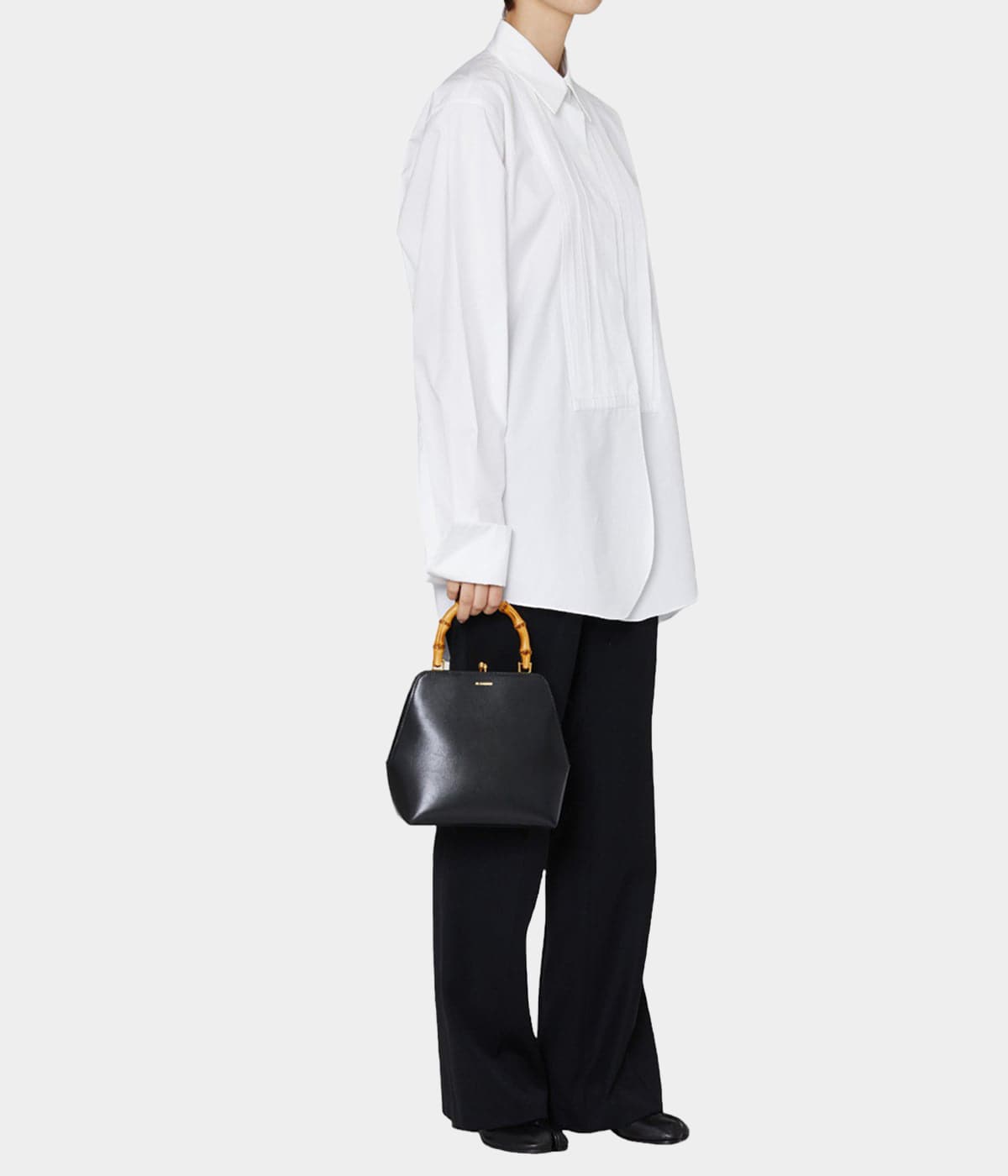 Jil Sander Goji Bamboo Square スモール バッグ J07WD0021P4866 Goji Bamboo Square Woman | Jil Sander Official Online Store