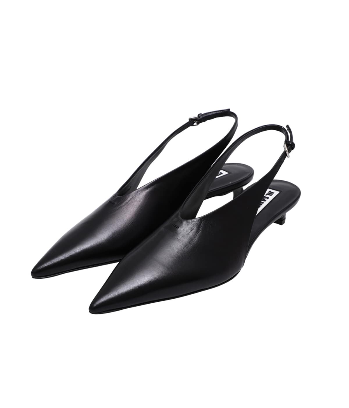2023AW＊ジルサンダー スリングバック パンプス【37】シルバー フラット JIL SANDER(ジル サンダー)｜スリングバックパンプス | Rakuten