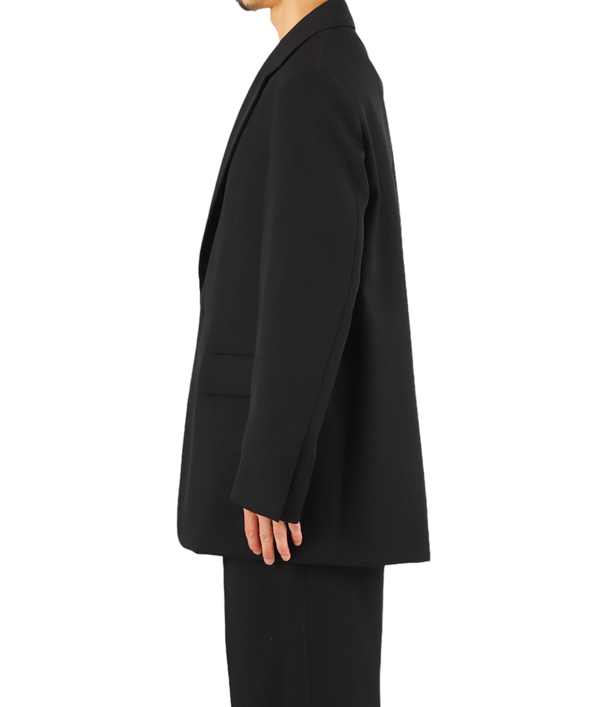 【関税込み】Jil Sander ブラック ダブルジャケット JACKET 47 TM | JIL SANDER(ジルサンダー) / アウター スーツ