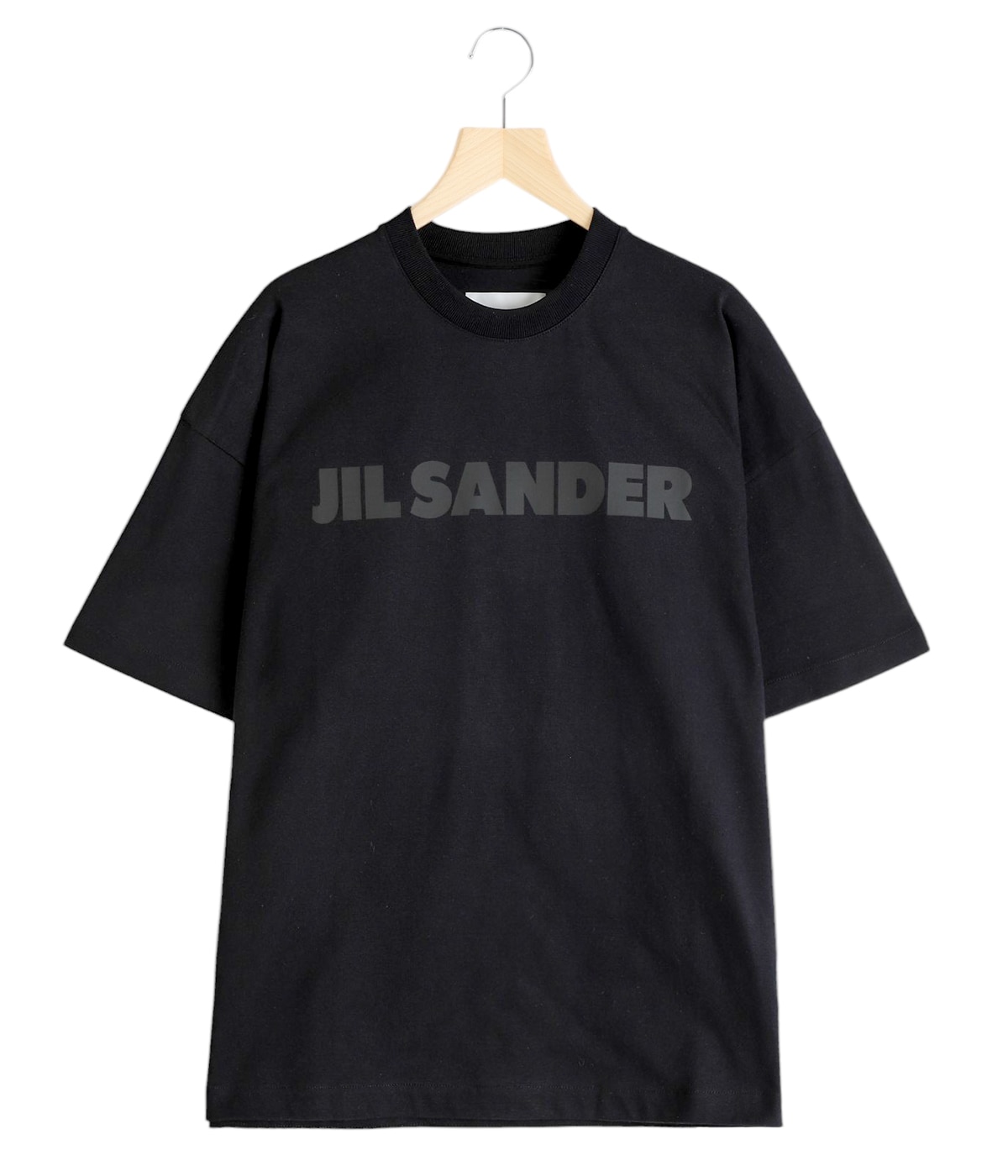 jilsamnder Tシャツ Jil Sander バイカラー ロゴ Tシャツ | ブラック | FARFETCH JP