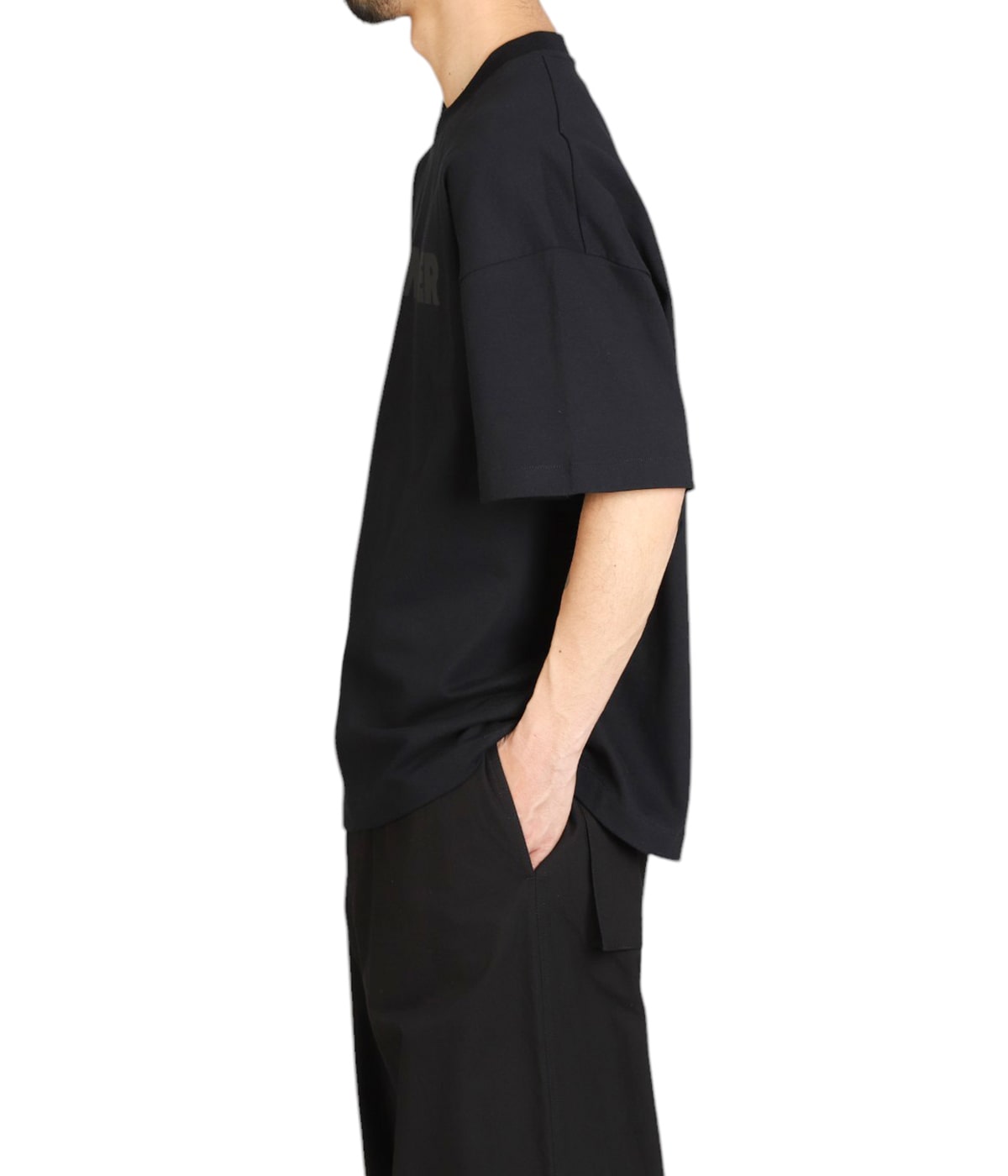 Tシャツ・カットソー Jil Sander Cn Ss T-Shirt - Cotton - Black T-SHIRT CN SS | JIL SANDER(ジルサンダー) / トップス