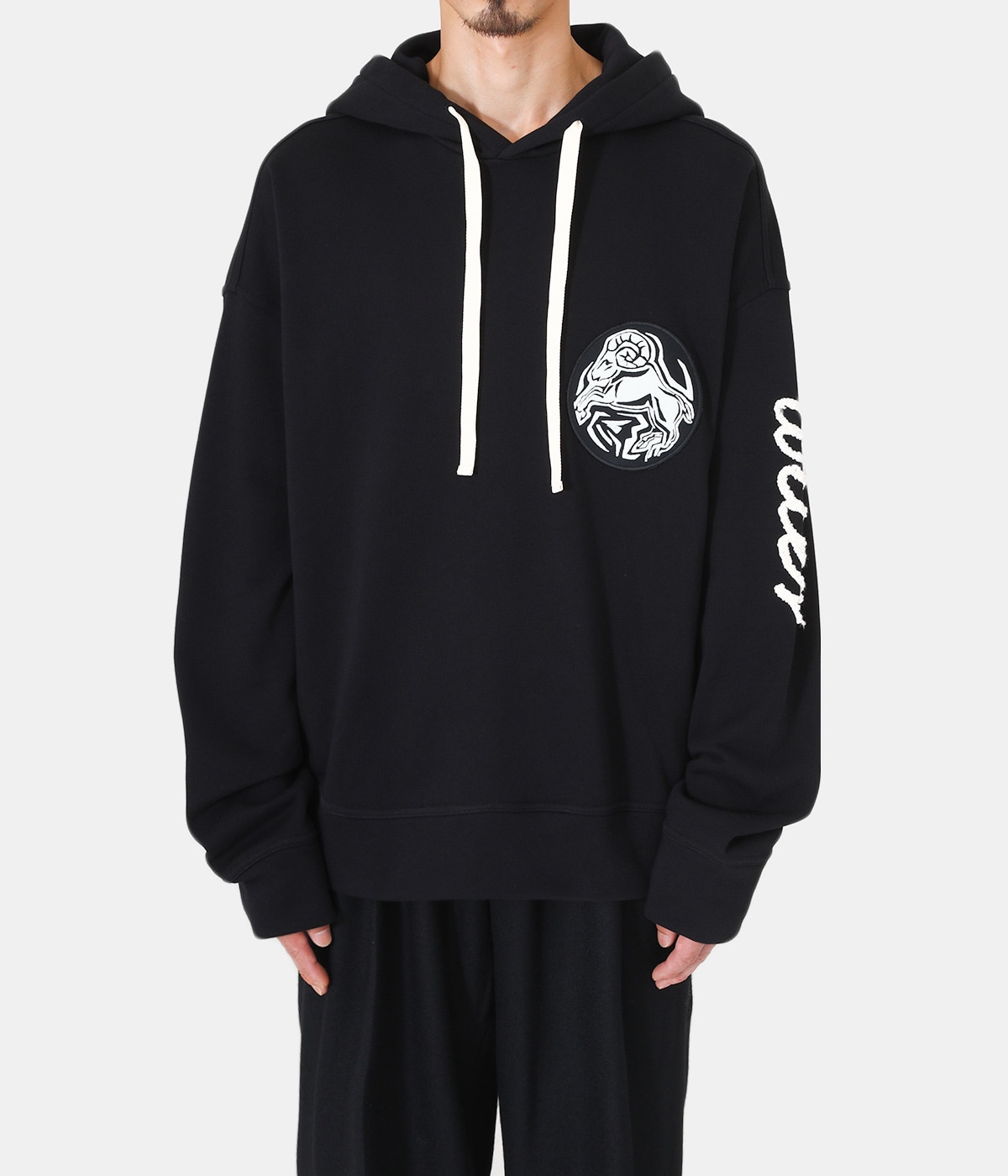 ジルサンダー HOODIE SWEATSHIRT 総柄 パーカー HOODIE SWEATSHIRT | JIL SANDER(ジルサンダー) / トップス