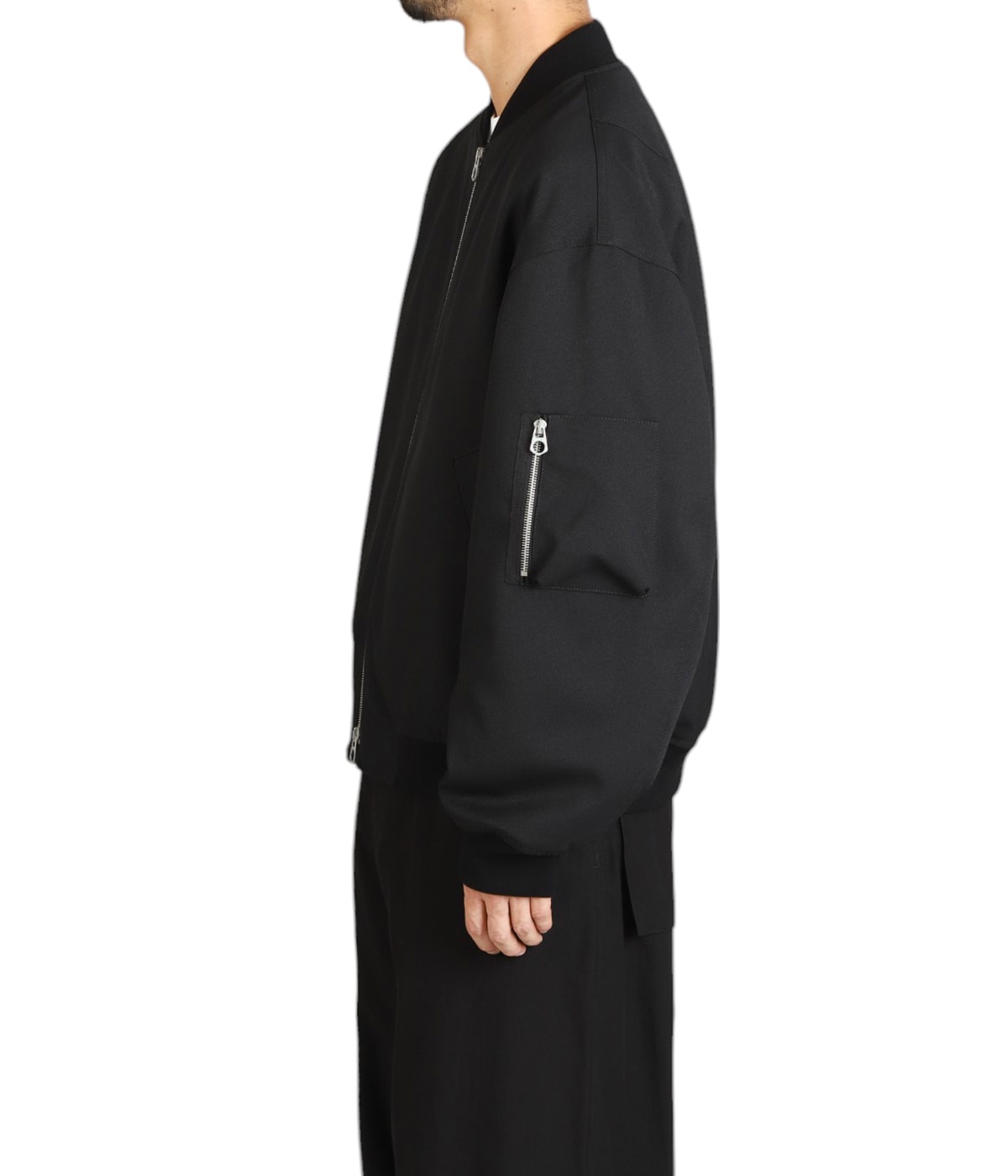 ジルサンダー　ノーカラージャケット　カシミヤ(カシミア)100% J23BN0108-J45078-blk-01.jpg