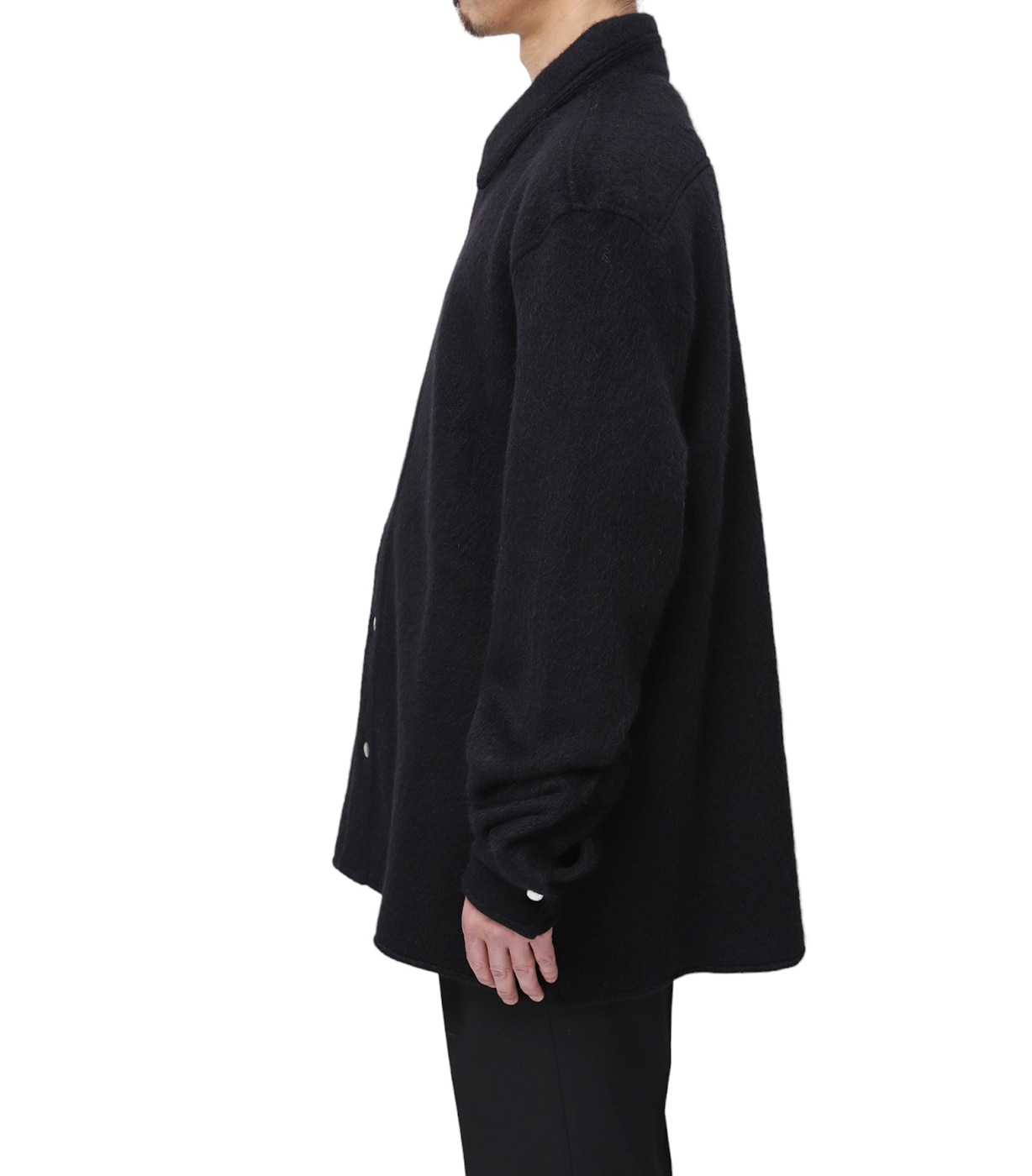JIL SANDER 24ss シルバージュエルクリップ　ウールシャツ ウール Jil Sander(ジルサンダー) シャツ(メンズ) - 海外通販のBUYMA