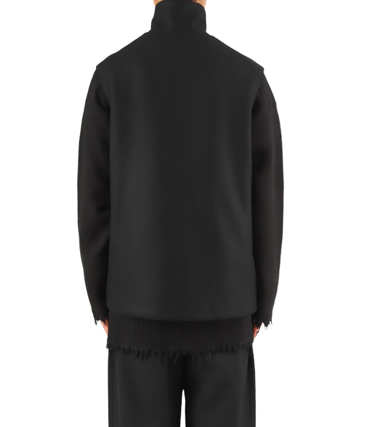 【mk_1】JIL SANDER ベスト ジップアップ　ブラック mk_1様専用】JIL SANDER ベスト ジップアップ ブラック