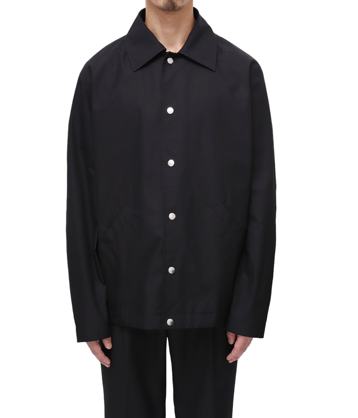 【早い者勝ち！】大人気アイテム✨ ジルサンダー ロゴ ジャケット ブルゾン JIL SANDER ジルサンダー ロゴ サテンボンバージャケット