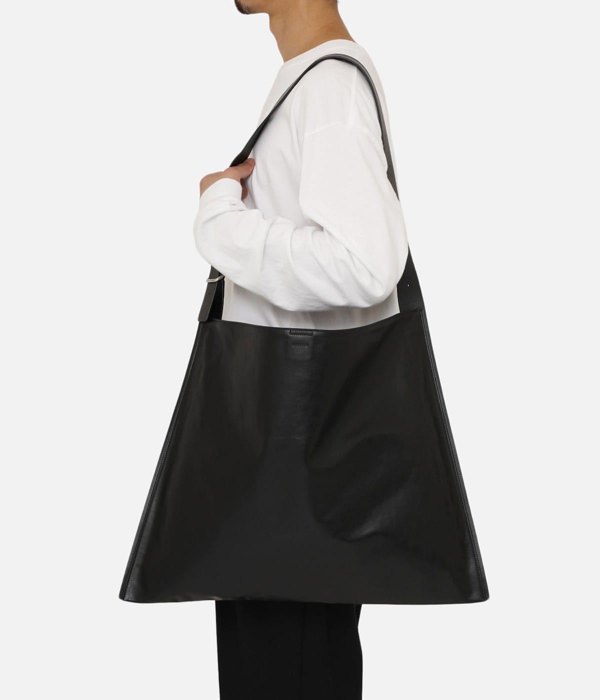 【関税&送料込】Jil Sander Square Belt Large Hobo Bag In Smo BELT HOBO | JIL SANDER(ジルサンダー) / バッグ トートバッグ