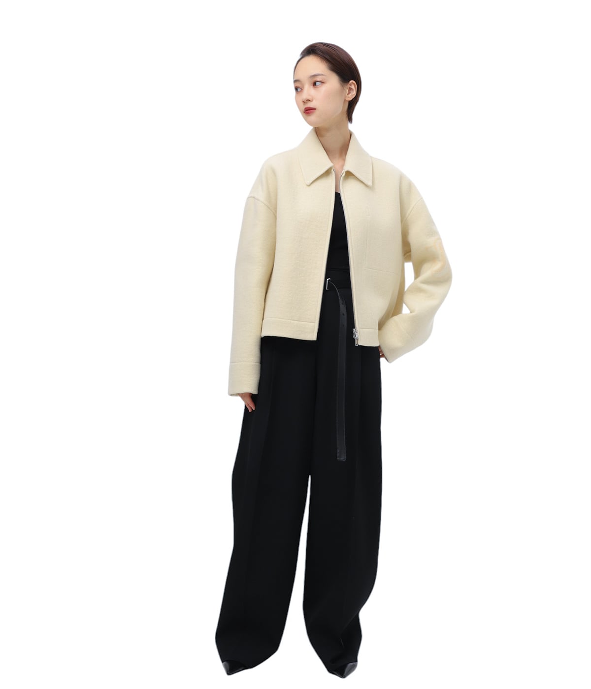 レディース】BLOUSON 168 EMB DB | JIL SANDER(ジルサンダー