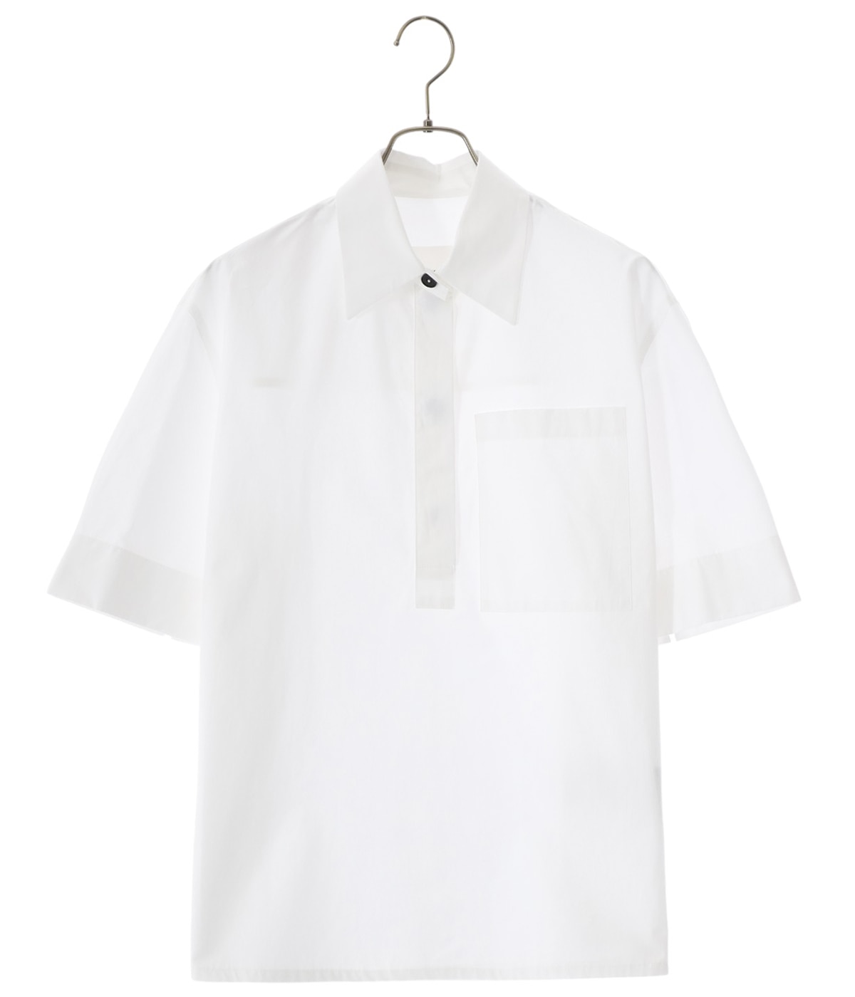 トップス JIL SANDER 2023SS SHORT SLEEVE POLO Jil Sander Women's Short Sleeve Polo Top in Champagne Jil Sander