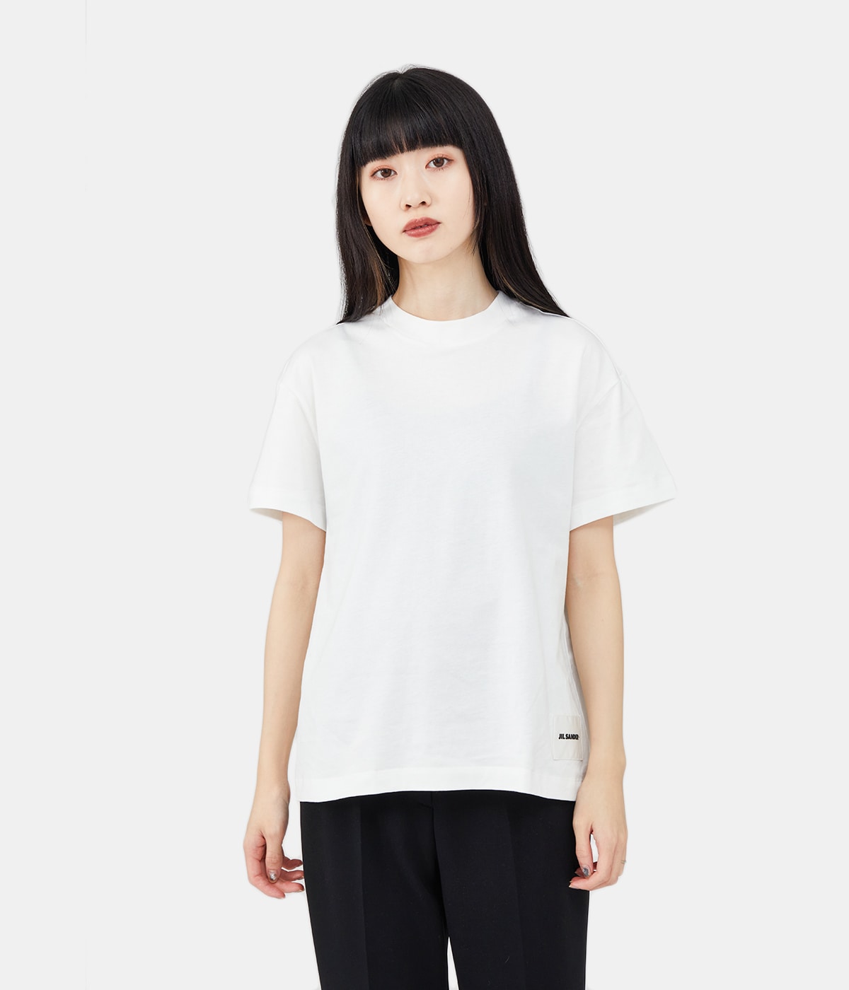 JIL SANDER+ パックTシャツ S ホワイト ジルサンダー レディース】T-SHIRT3パックT | JIL SANDER(ジルサンダー