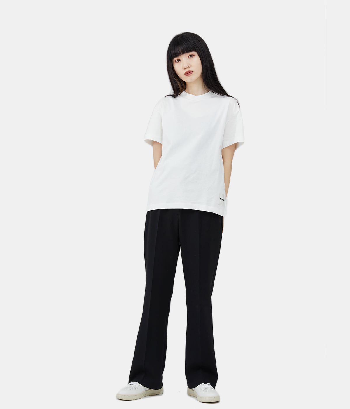 JIL SANDER+ パックTシャツ S ホワイト ジルサンダー レディース】T-SHIRT3パックT | JIL SANDER(ジルサンダー