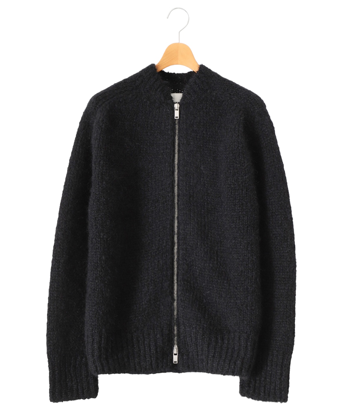 極美品　JIL SANDER ニットジャケット　カーディガン　トグル　グレー50 LS BOMBER CARDIGAN | JIL SANDER(ジルサンダー) / トップス