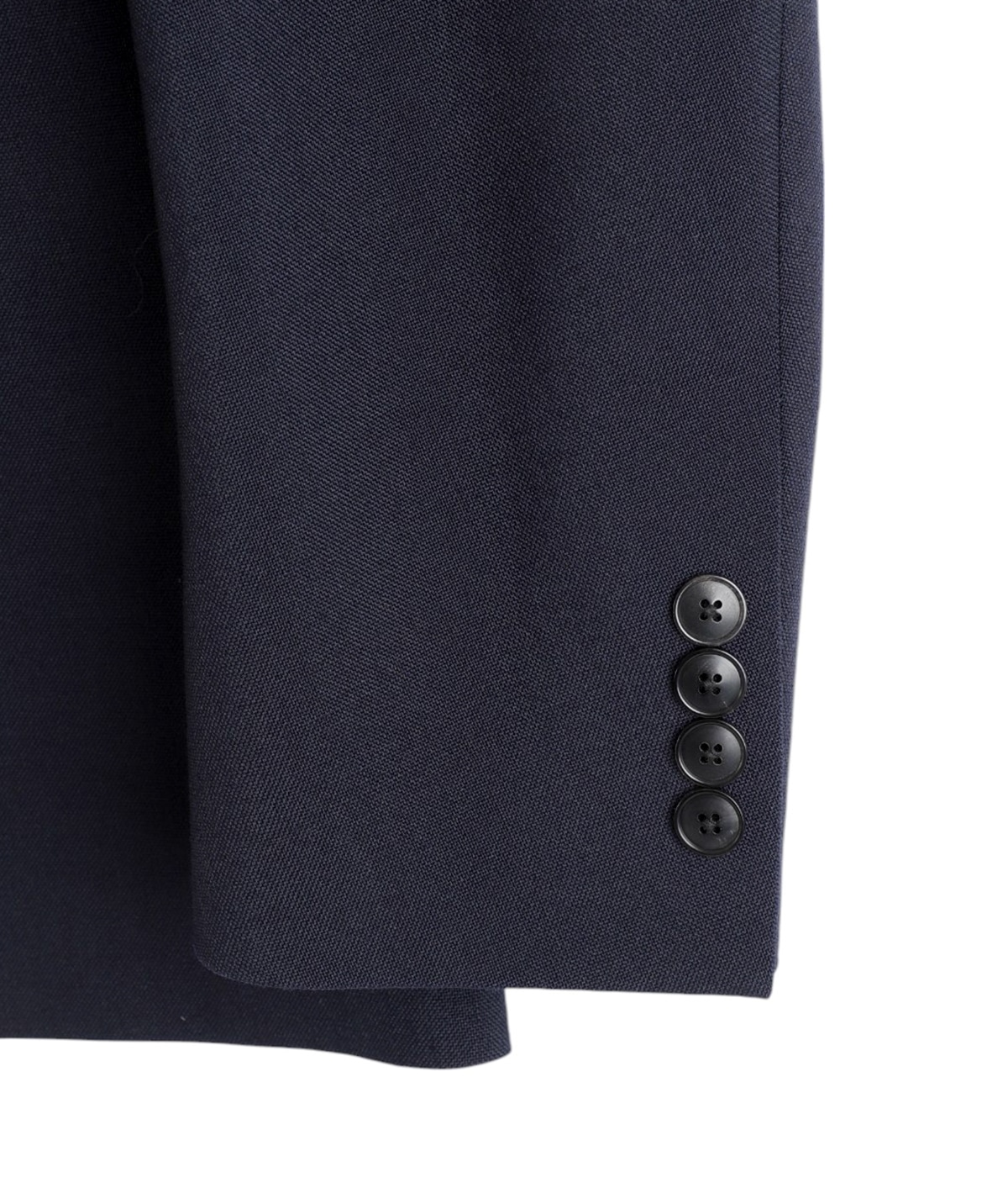 【size 2】ユーゲン　jacket005 ネイビー HEUGN（ユーゲン）Steve JACKET005 ウールソリッド2Bジャケット