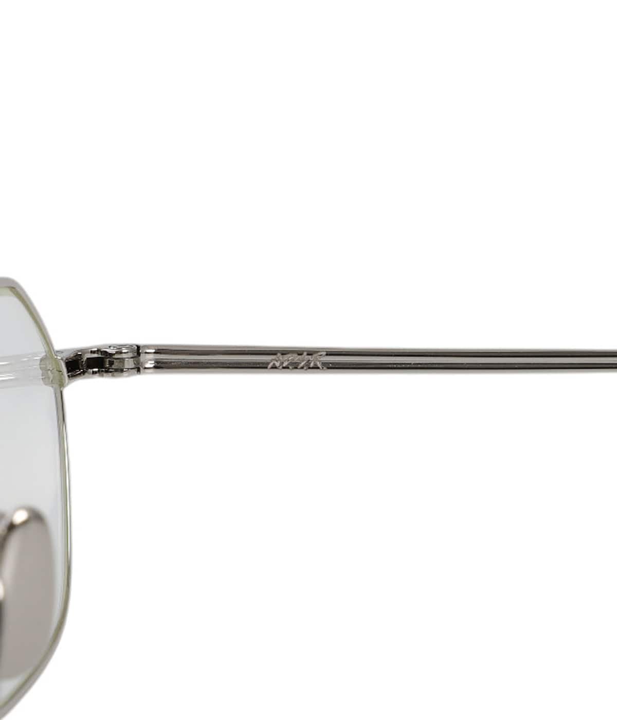 新品 A.D.S.R. JASON 03 クリアー シルバー メガネ サングラス A.D.S.R. / JASON 03(b) / Silver - Lt.Gray Lenses シルバー