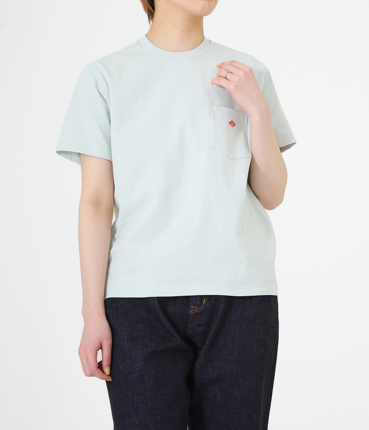 CREW NECK POCKET T-SHIRT (14/-空紡天竺) | DANTON(ダントン