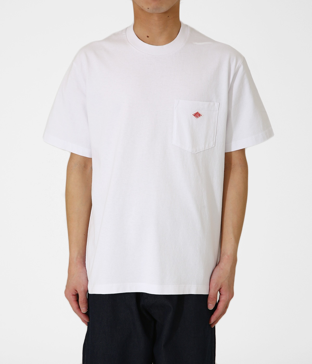 CREW NECK POCKET T-SHIRT (14/-空紡天竺) | DANTON(ダントン
