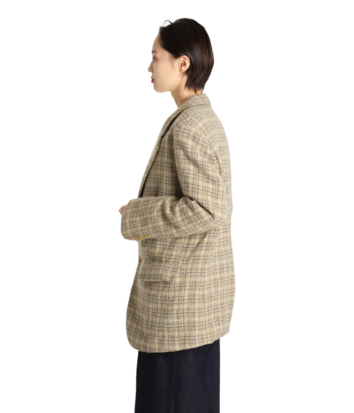 FUMIKA UCHIDA フミカウチダ ミリタリージャケット 36 ベージュ フミカウチダ FUMIKA UCHIDA 16AW ボアライダース ライト