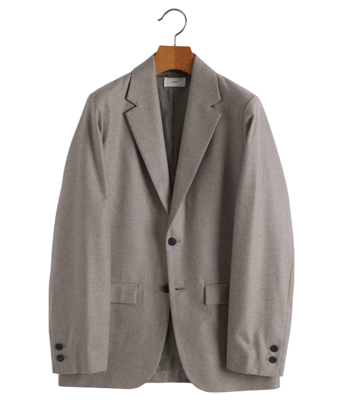 スーツ ATON Merino College Flannel setup MERINO COLLEGE FLANNEL TAILORED JACKET | ATON