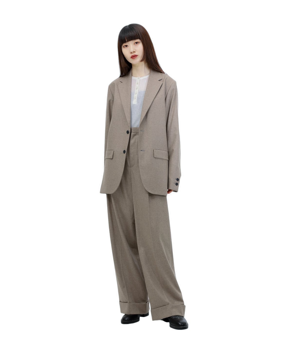 スーツ ATON Merino College Flannel setup ATON Merino College Flannel setup