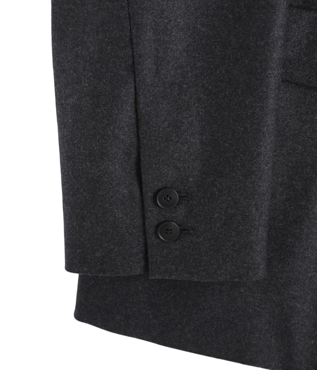 ATON ウールフランネル　テーラードジャケット チャコールグレー WOOL TROPICAL | TAILORED JACKET – ATON | エイトン