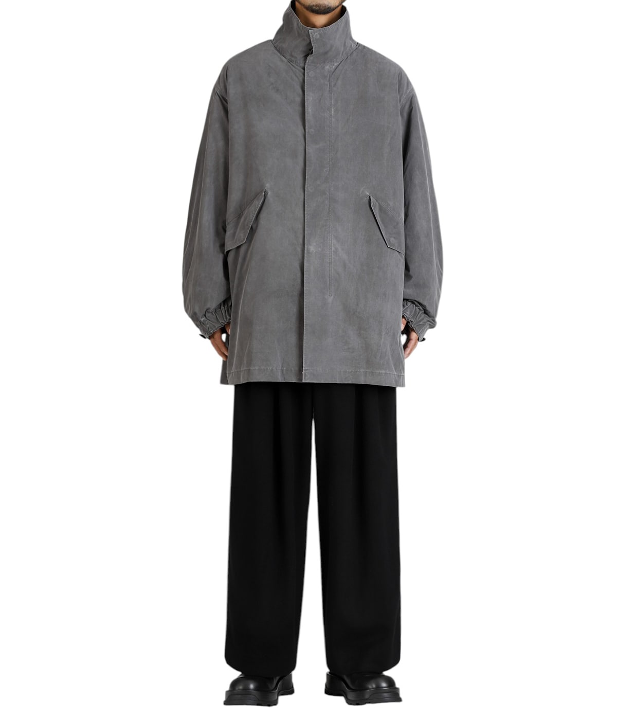 PIGMENT AIR WEATHER SHORT MODS COAT | ATON(エイトン