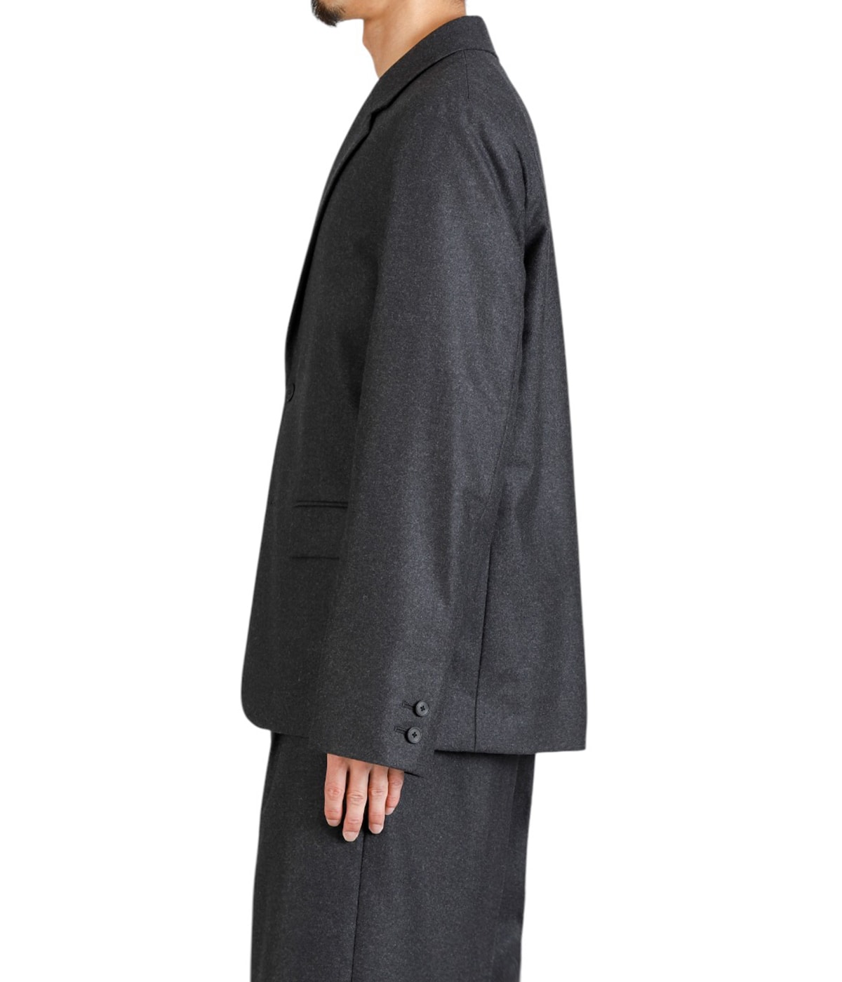 MERINO COLLEGE FLANNEL TAILORED JACKET | ATON(エイトン) / アウター