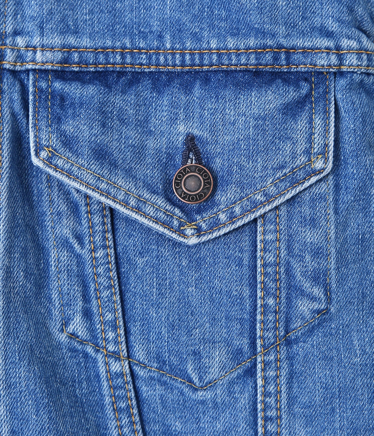 インディゴ スビンコットン 13.5oz デニムジャケット | CIOTA