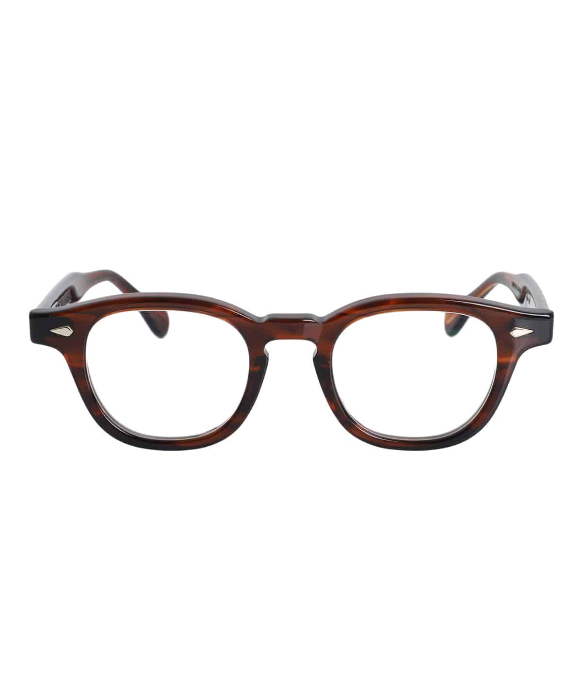 ジュリアスタートオプティカル AR 46/22 デミアンバー度なしブラウンレンズ ジュリアスタートオプティカル JULIUS TART OPTICAL メガネフレーム AR